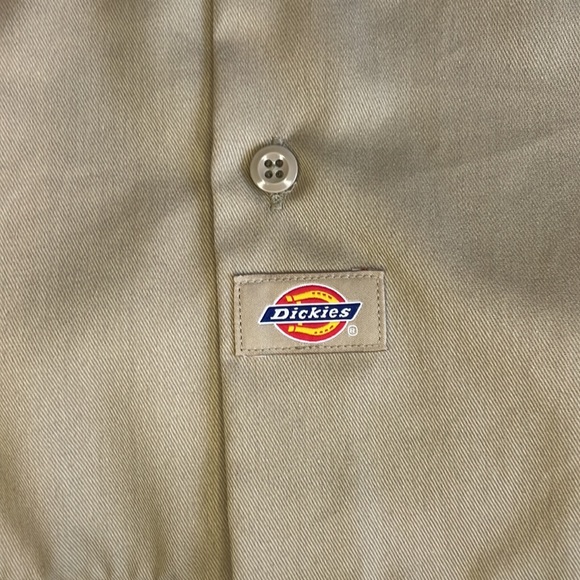 Custom made Iron Man Stark industries Dickies shirt khaki boys S-8 - Picture 7 of 8